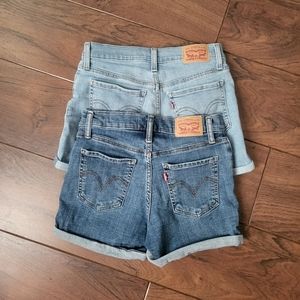 2X LEVIS MID LENGTH SHORTS